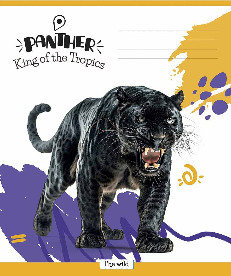 Зошит 18арк. лін. Star "King of the Tropics (нейт)" ВД-лак №018-3421L(25)(250)