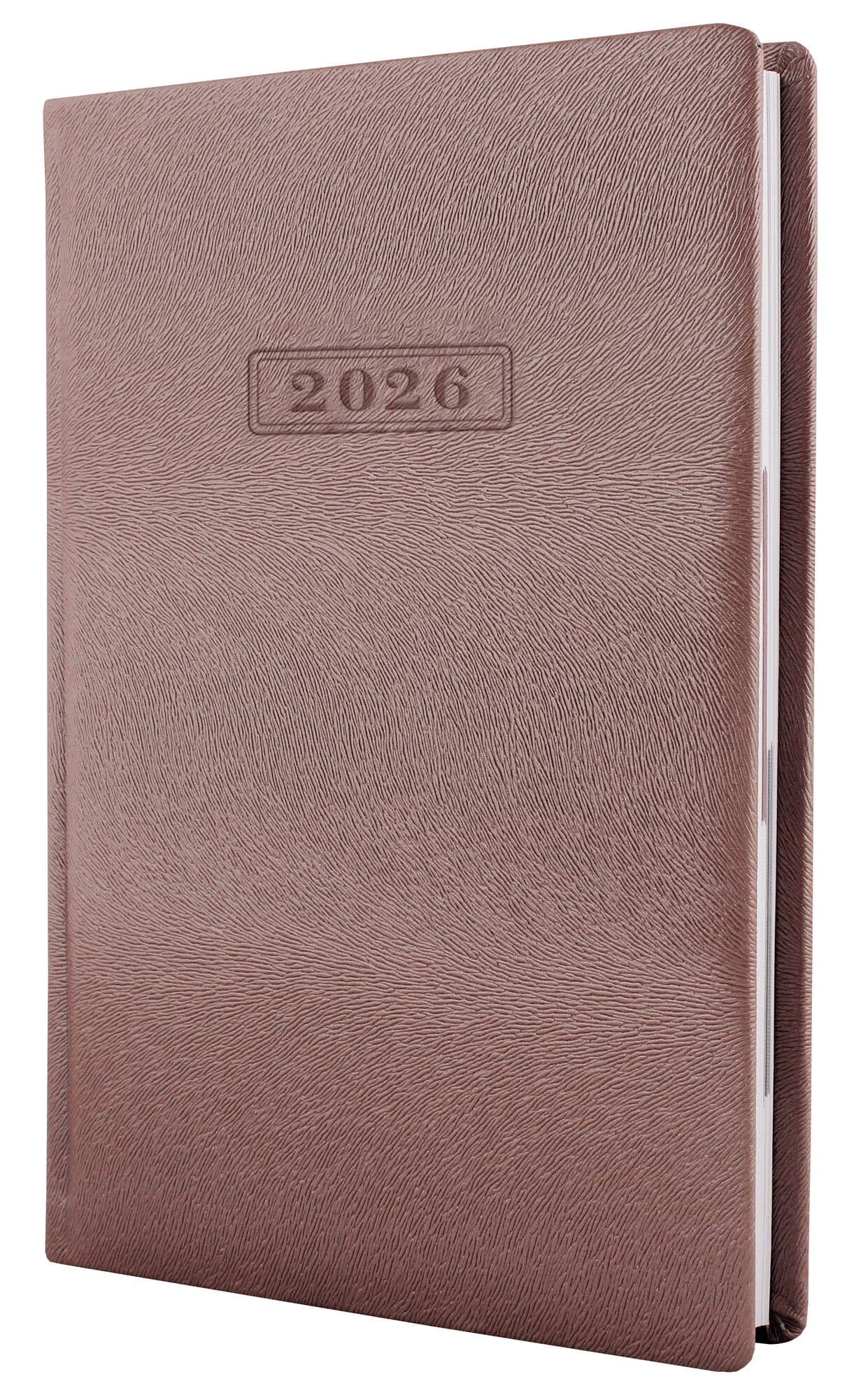 Ежедневник А5 Optima датированный 2025 Mink бежевый металлик (20) O25237-66