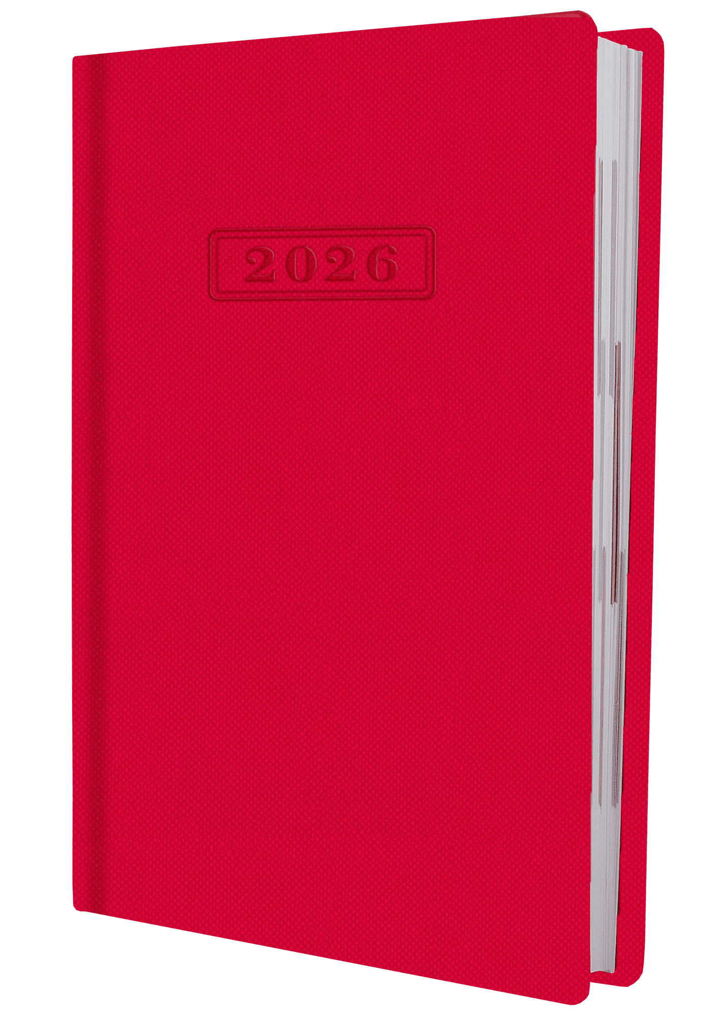 Ежедневник А5 Optima датированный 2025 Square красный O25204-03