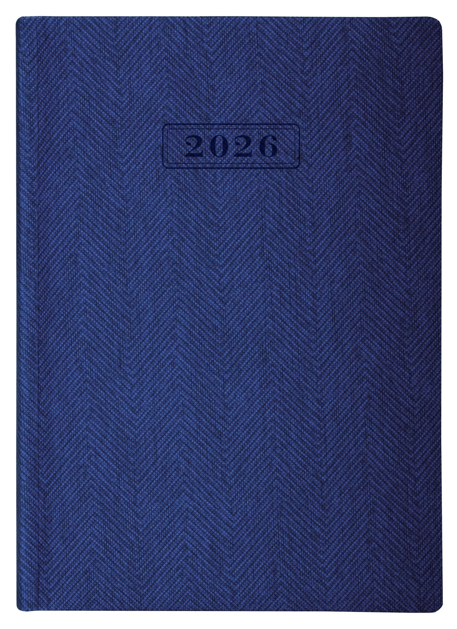 Ежедневник А5 Optima датированный 2025 Tweed синий O26126-02