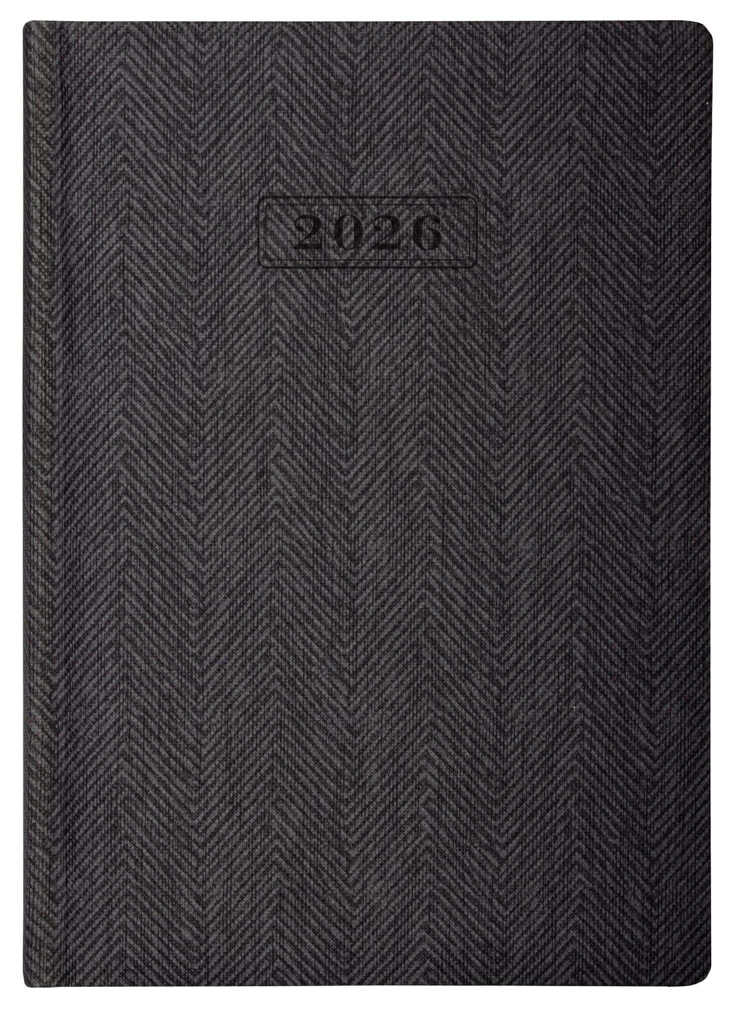 Ежедневник А5 Optima датированный 2025 Tweed серый O26126-10