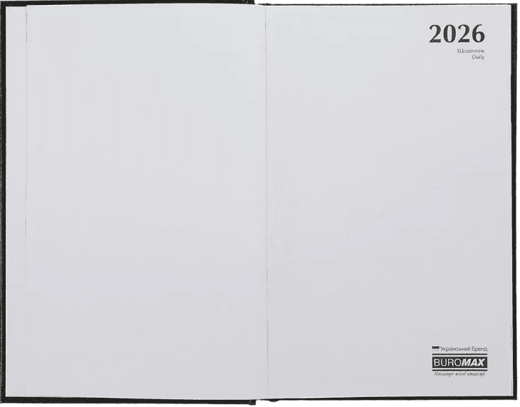 Щоден. А5 "Buromax" дат2027 Simple червоний №BM.21166-05(20)