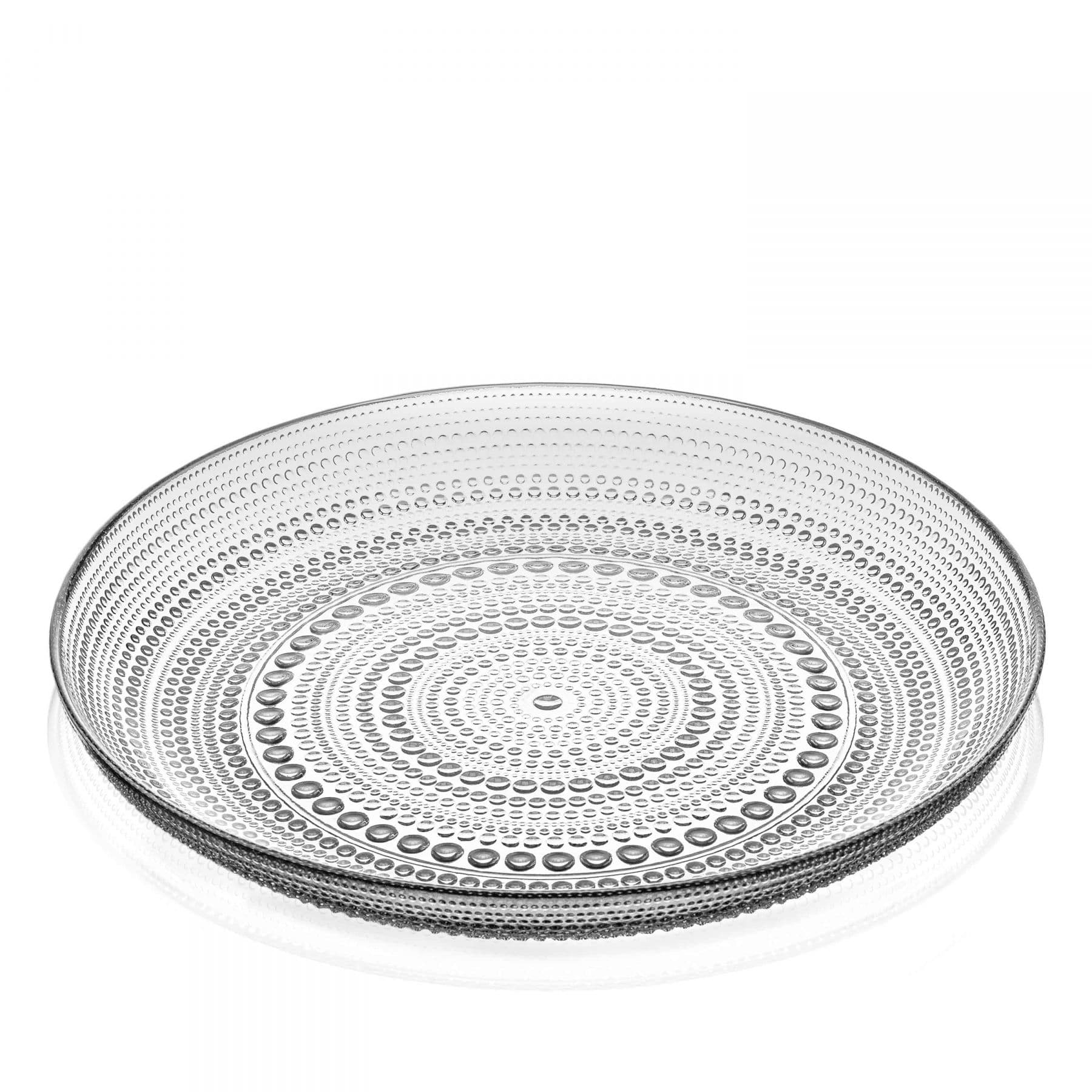 Тарелка стекло "Ardesto Verbena" 20,7см прозрачная №AR5027(3)(12)