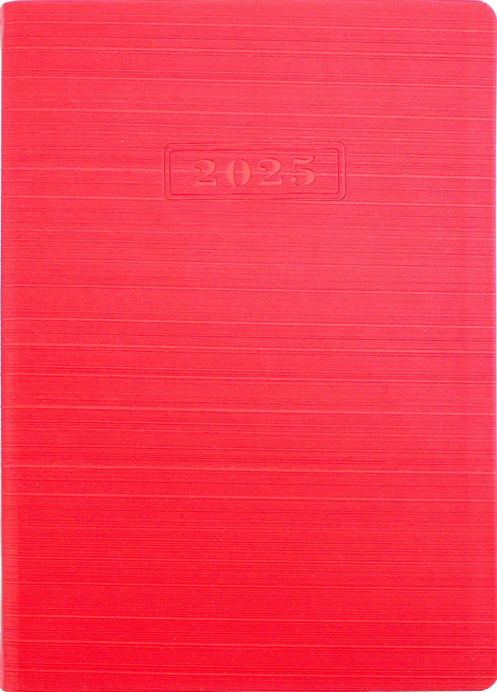 Ежедневник датированный 2025 Optima Stripe А5 красный O25285-03