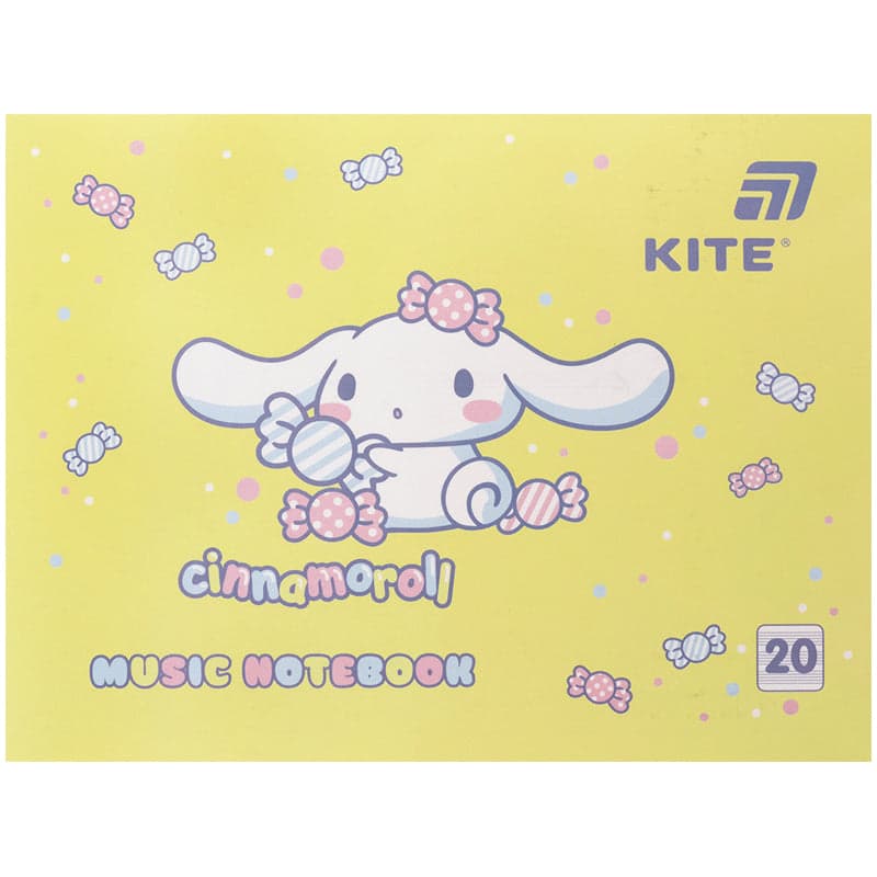 Нотная тетрадь А5 20л. Cinnamoroll №CR26-405/Kite/(10)