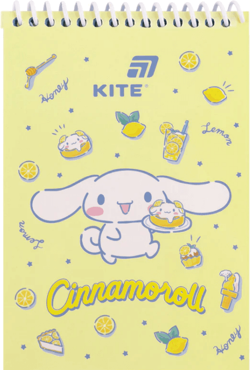 Блокнот пруж. А6 48л. б/лин. Cinnamoroll №CR26-196/Kite/(20)