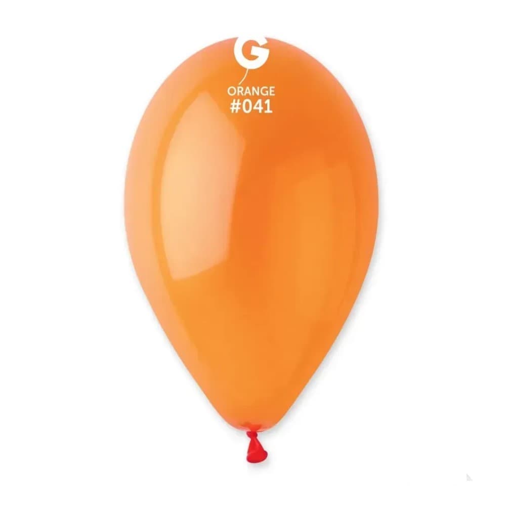Шарик воздуш. латексный 12"/30см оранжевый №G110/11041(100)