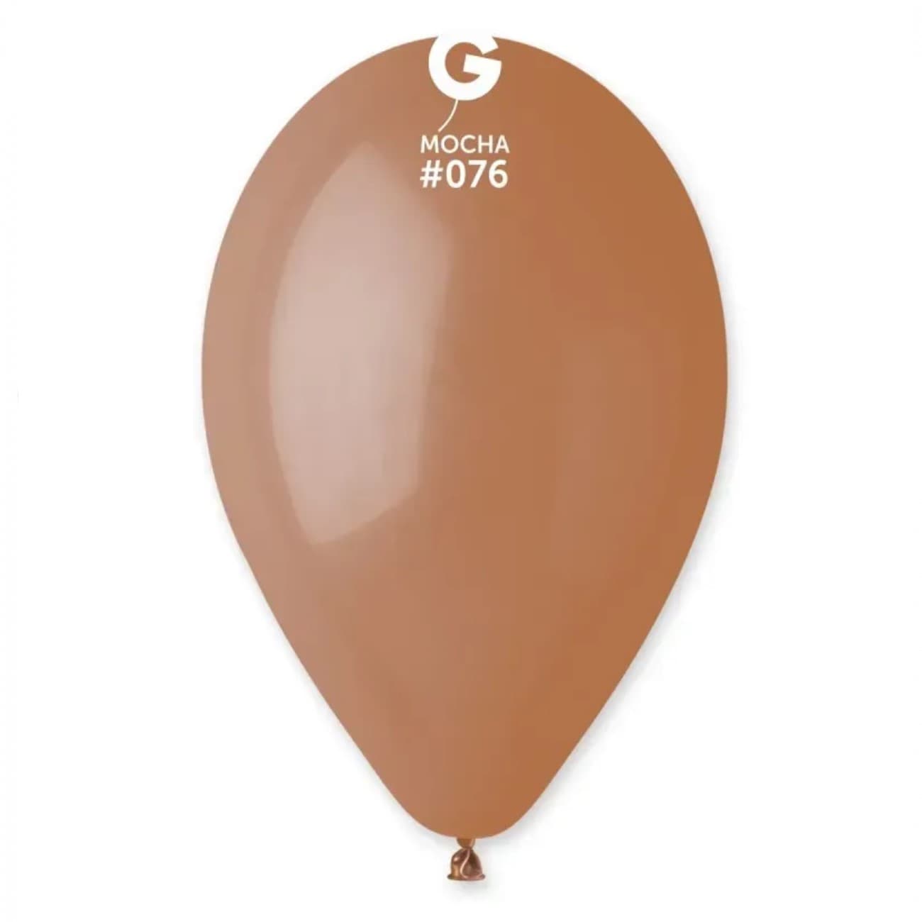 Шарик воздуш. латексный 10"/26см мокко №G90/09761(100)