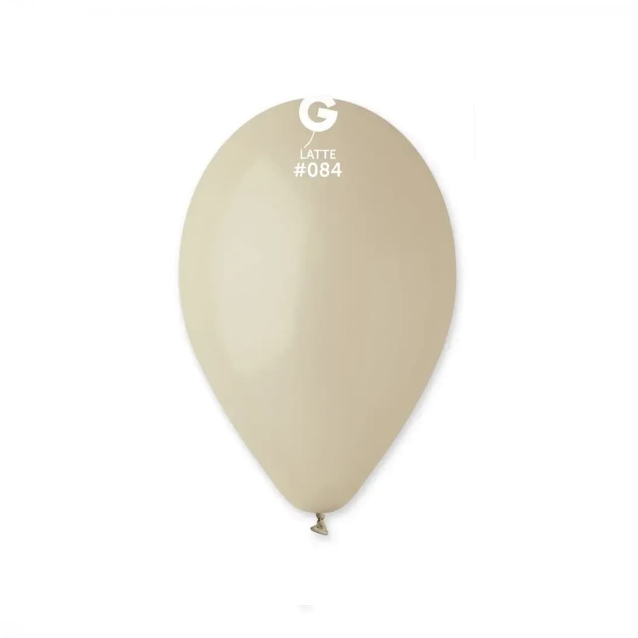 Шарик воздуш. латексный 10"/26см латте №G90/09841(100)
