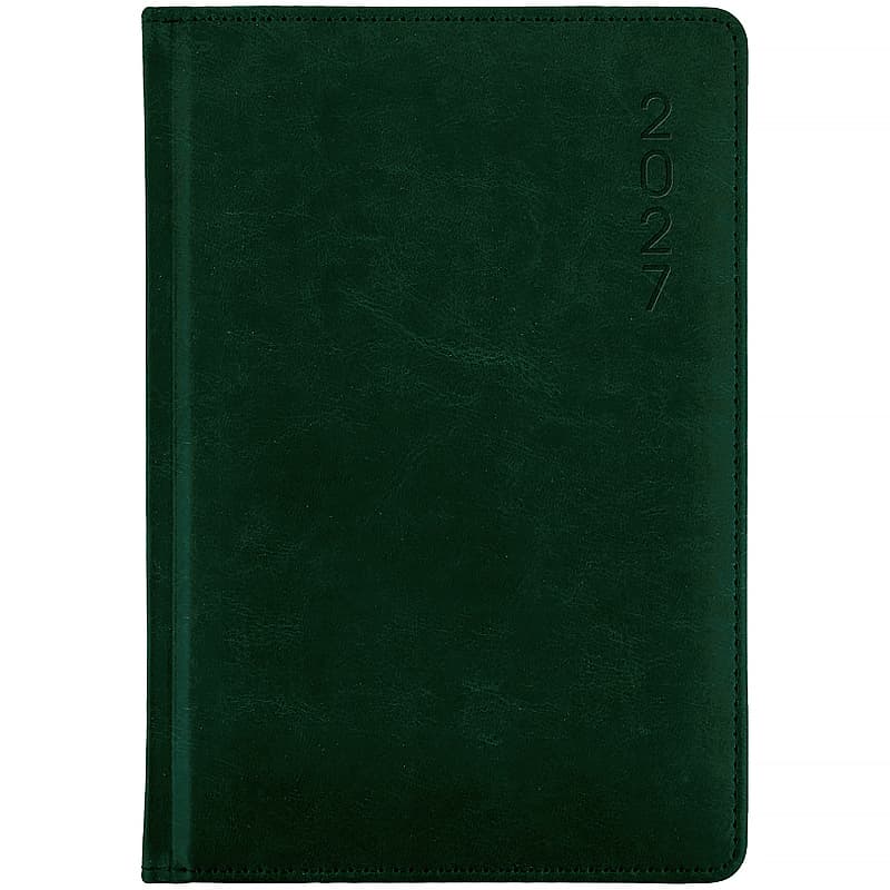 Щоден. А5 "Axent" дат2027 Classic Lux, слп/т темно-зелений №8844-27-5-A(12)