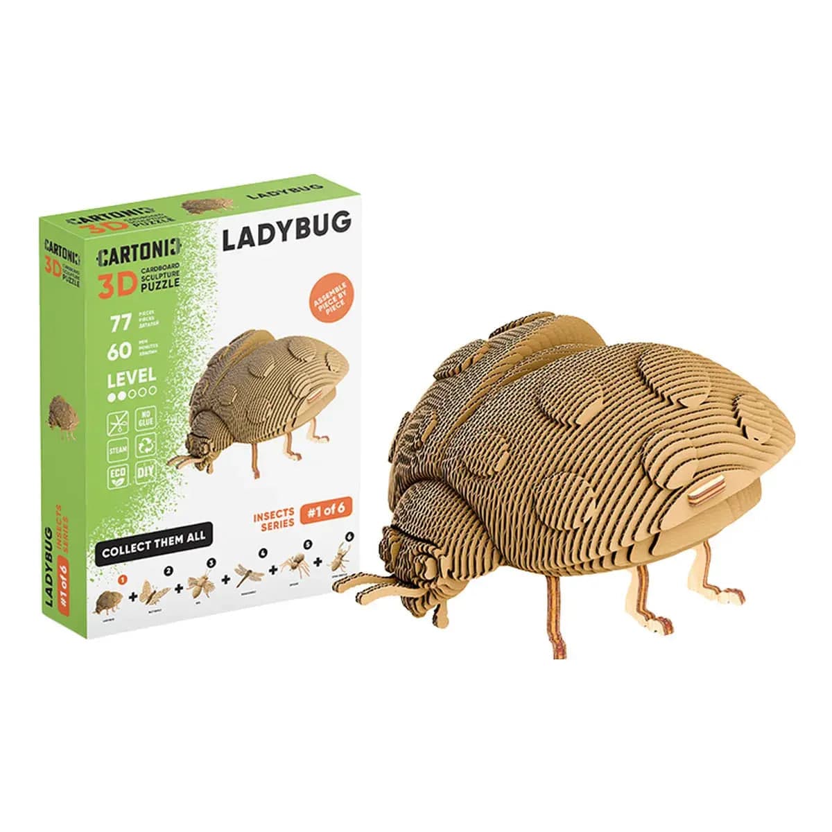 Пазли 3D "Cartonic" Collectible LadyBug