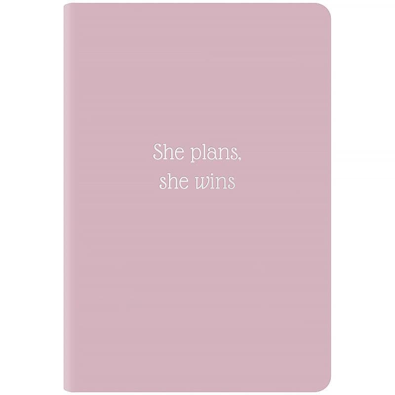 Щоден. А6 "Axent" дат2027 Pocket Mellow She plans She wins №8828-27-5-A(12)