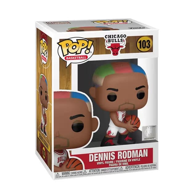 Фігурка FUNKO POP! серії "NBA: Chicago Bulls" - ДЕННІС РОДМАН №55216/КіддіСвіт/