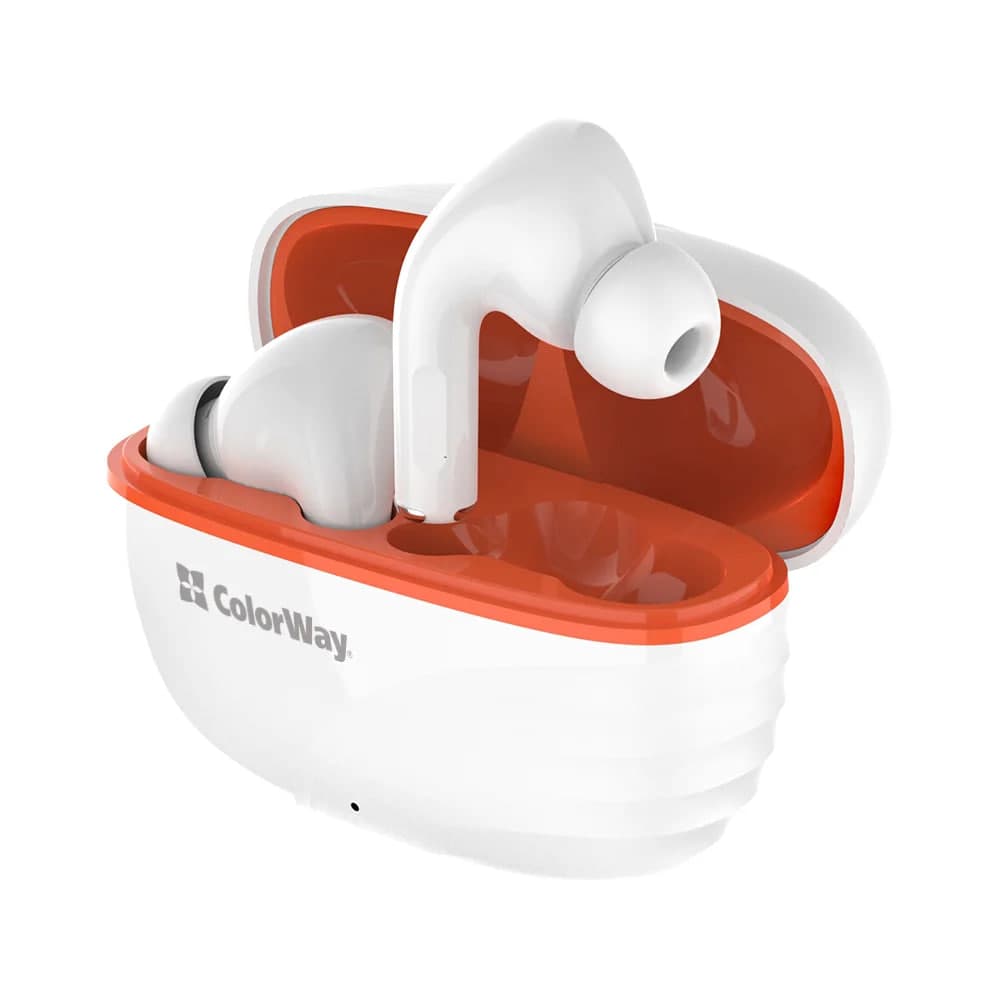 Навушники вставні ColorWay Slim TWS-5 Earduds white+мікрофон