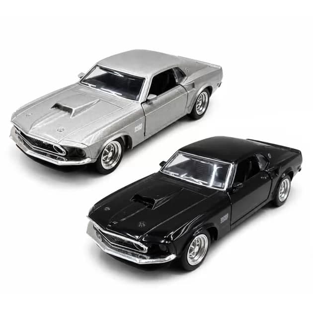 Автомодель "Technodriver" Ford Mustang Boss 429 1969 сіра,чорна №260089U/КіддіСвіт/