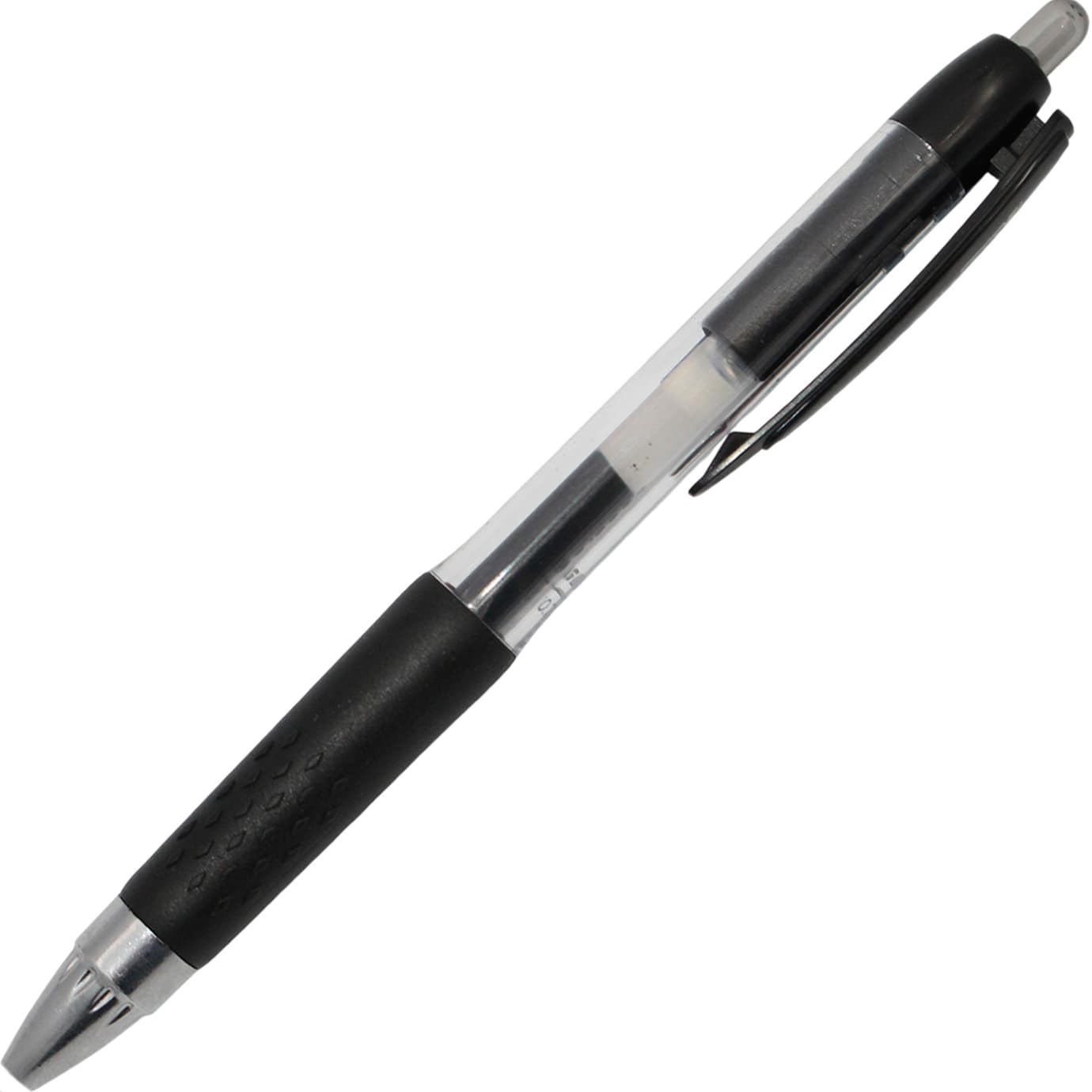 Ручка авт. кульк. "Radius" Grip Max 0,7мм чорна(12)