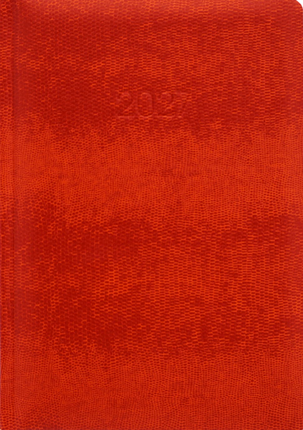 Щоден. А5 "Economix" дат2027 Snake(змія) помаранчевий №E21633-06(20)