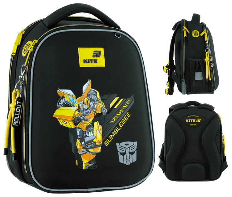 Рюкзак каркасный "Kite" Transformers 2от.,2карм. №TF26-555S(4)