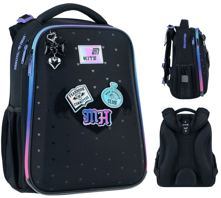 Рюкзак каркасный "Kite" Education 531 Monster High 2от.,2карм. №MH26-531M(4)