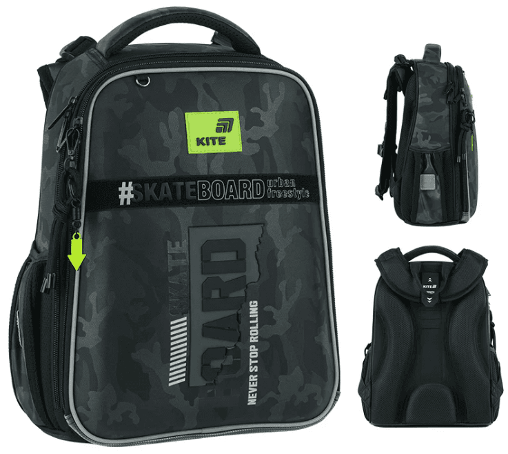 Рюкзак каркасный "Kite" Education 531 SK8 Board 2от.,2карм. №K26-531M-2(4)