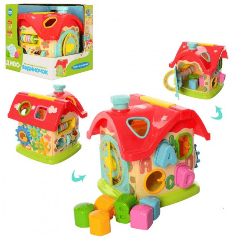 Игра Домик-логика в коробке 21х20х19см (24) M0001U/R