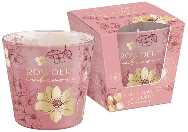 Свеча с ароматом "Bartek candles" 115г/30час. Powdery Tuberose(12)