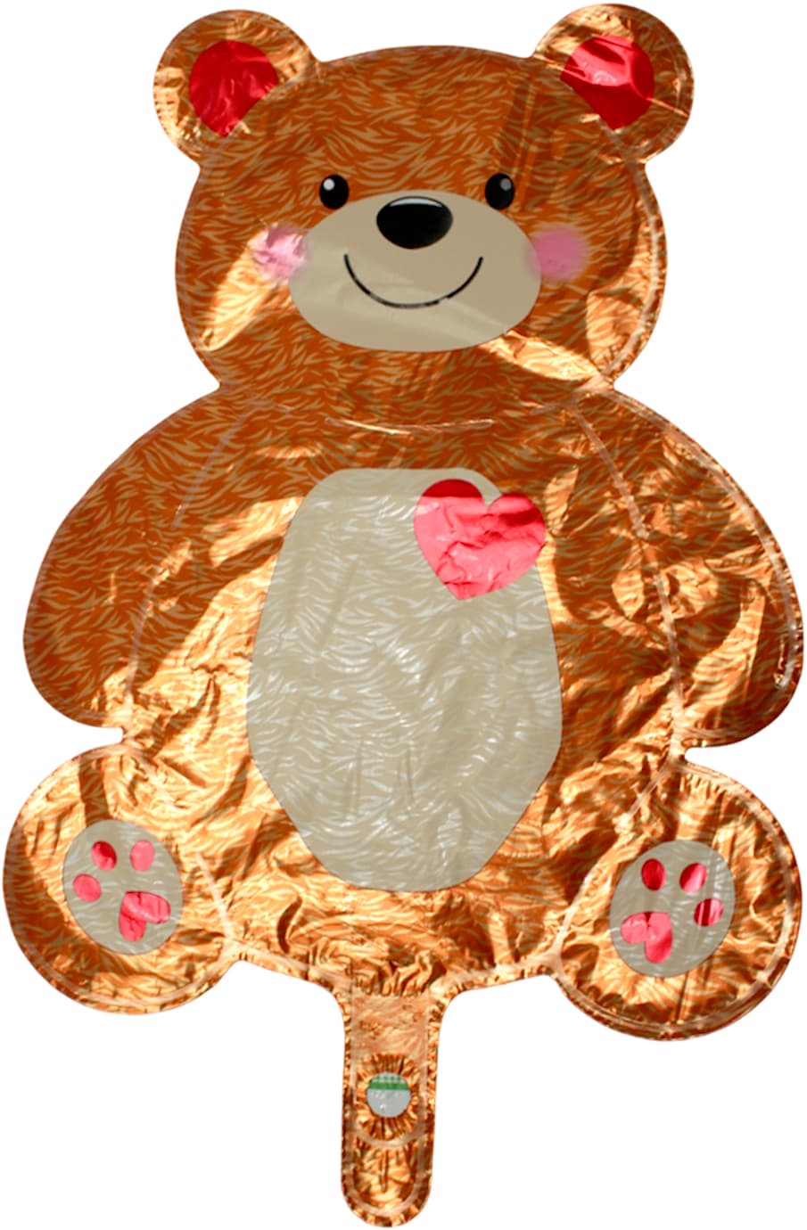 Кулька повітр. фольг. мала "Ведмедик з серцем" 45х30см №13986(50)