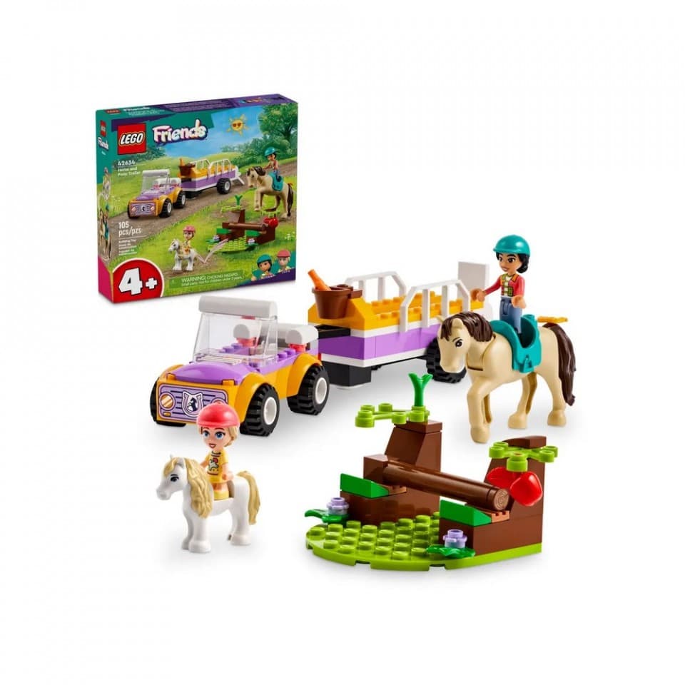 Конструктор "LEGO" Friends Прицеп для лошади и пони 105 дет. №42634