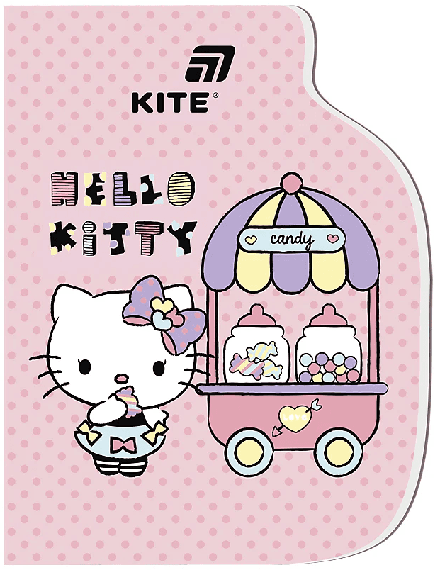 Блокнот А6 60л. вырубка Hello Kitty №HK26-223-1/Kite/(50)