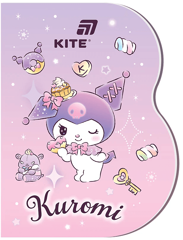 Блокнот А6 60л. вырубка Kuromi №HK26-223-2/Kite/(50)