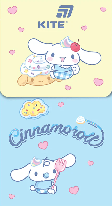 Блокнот А6 60л. клет. на магните "Cinnamoroll" №CR25-092/Kite/(10)