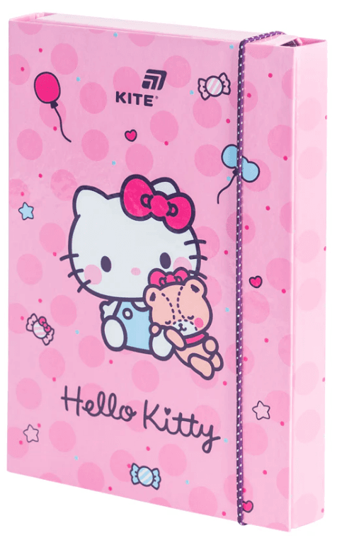 Папка для тетр. В5 "Kite" №HK26-210-1 Hello Kitty на рез. картон(10)(40)