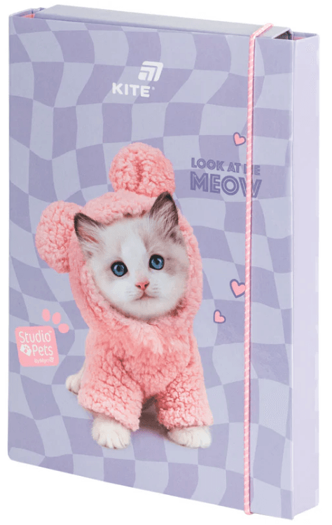 Папка для тетр. В5 "Kite" №SP26-210 Studio Pets на рез. картон(10)(40)