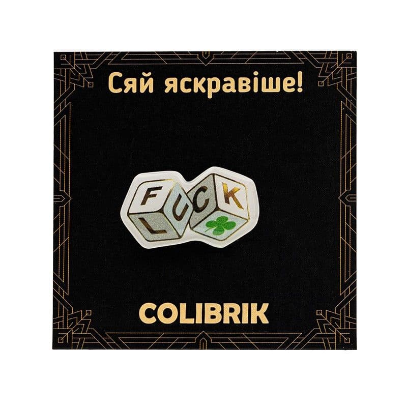 Значок пин "LUCK" №480234