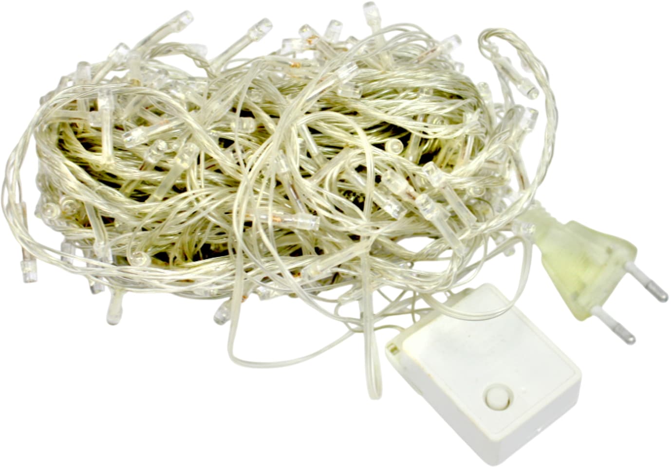 Гірлянда електрична String 300 LED білий, прозорий провід L-19 м (60) K-24/1130-03
