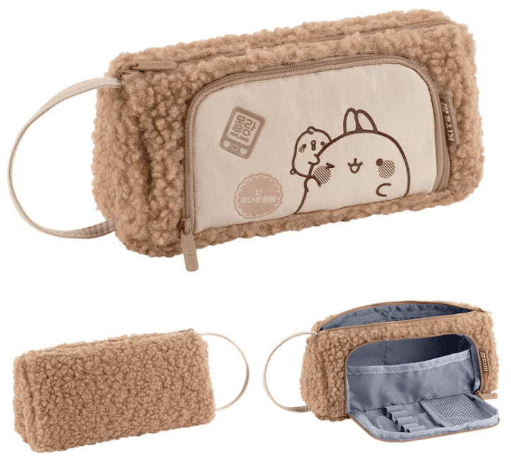 Пенал "Kite" Molang 1от.,мягкий №ML26-2700