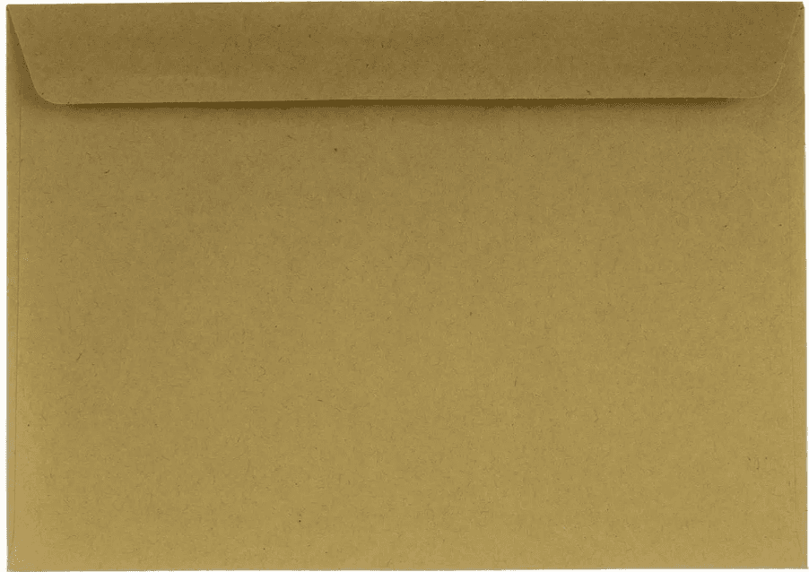 Конверт поштовий С6 (0 т+ 0) мокроклейкий клапан коричневий еко 1064 (1000)