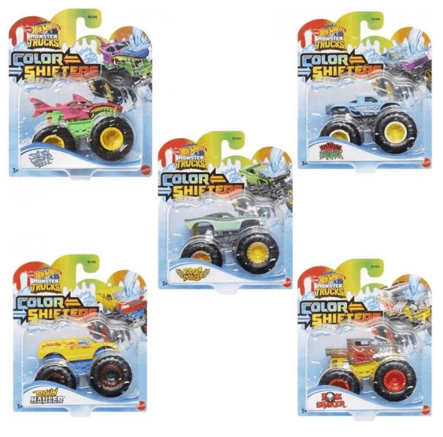 Машинка-внедорожник"Monster Trucks" "Смени цвет",в ассорт. №HGX06 / Hot Wheels/(4)