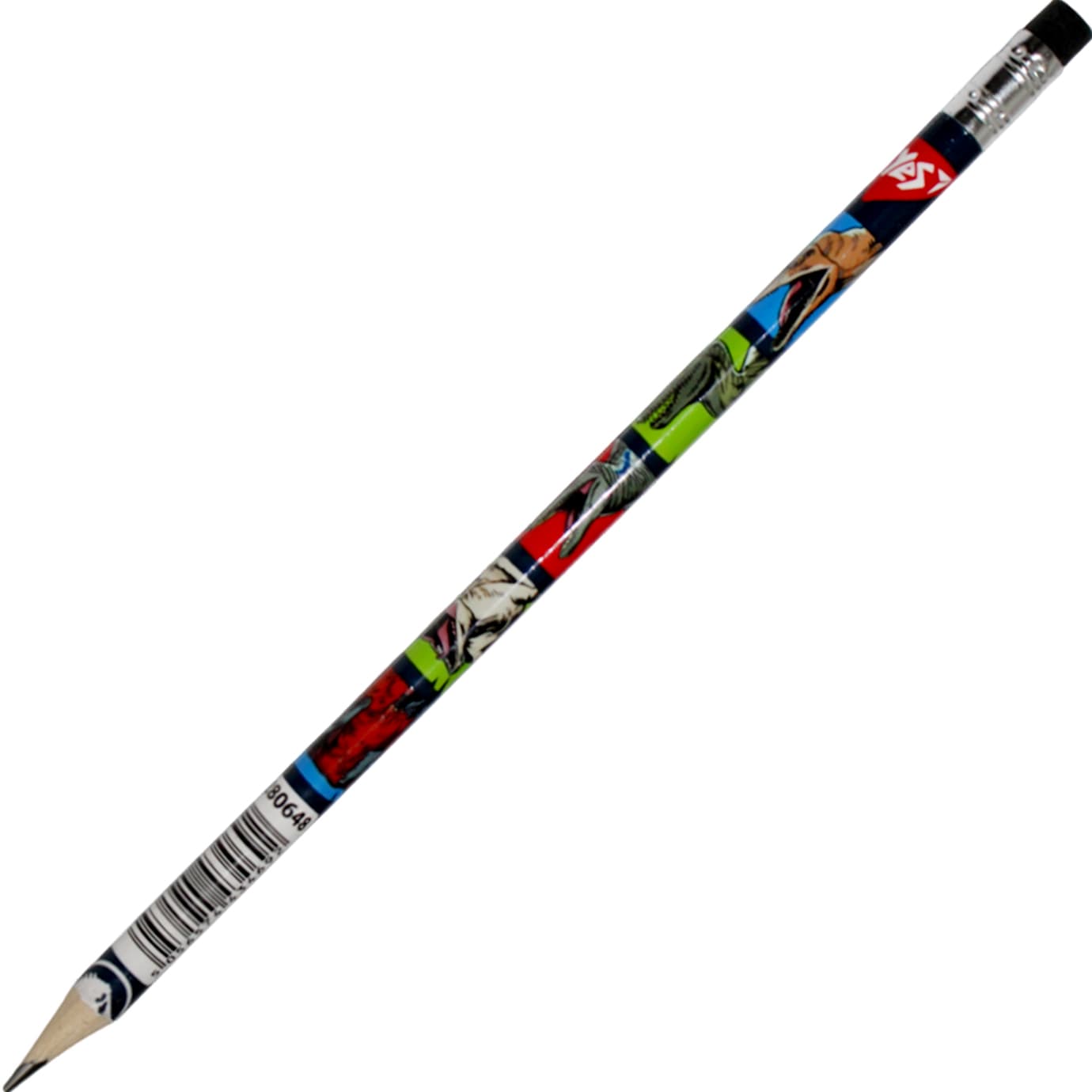Карандаш гр. "Yes" №280648 Jurassic World HB с фольгой круг. с резинкой,в тубе(36)(540)
