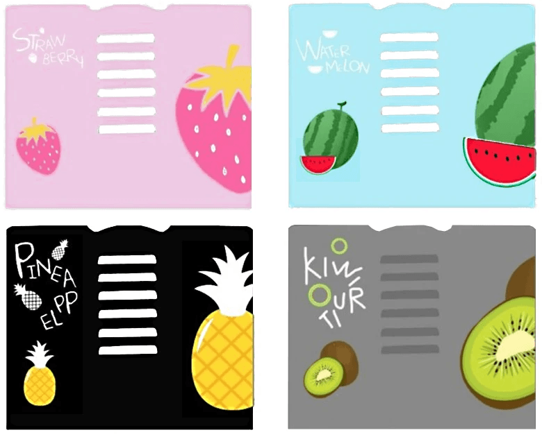 Подставка для книг "Fruits" №555-387-B метал.20,8х18,8см mix