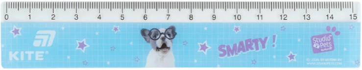 Лінійка пласт. 15см "Kite" №SP26-090 Studio Pets(100)