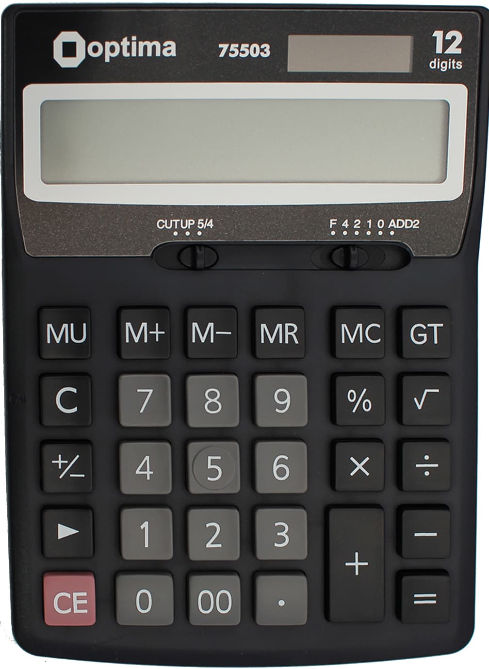 Калькулятор "Optima" №O75503 (12-разряд.) 170х122х32мм(10)(40)