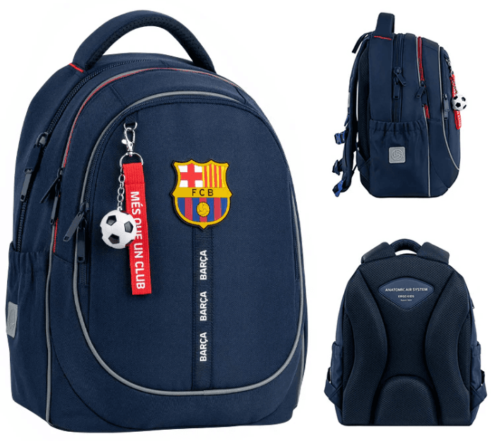Рюкзак "Kite" Education FC Barcelona 3від.,2карм. №BC26-700M