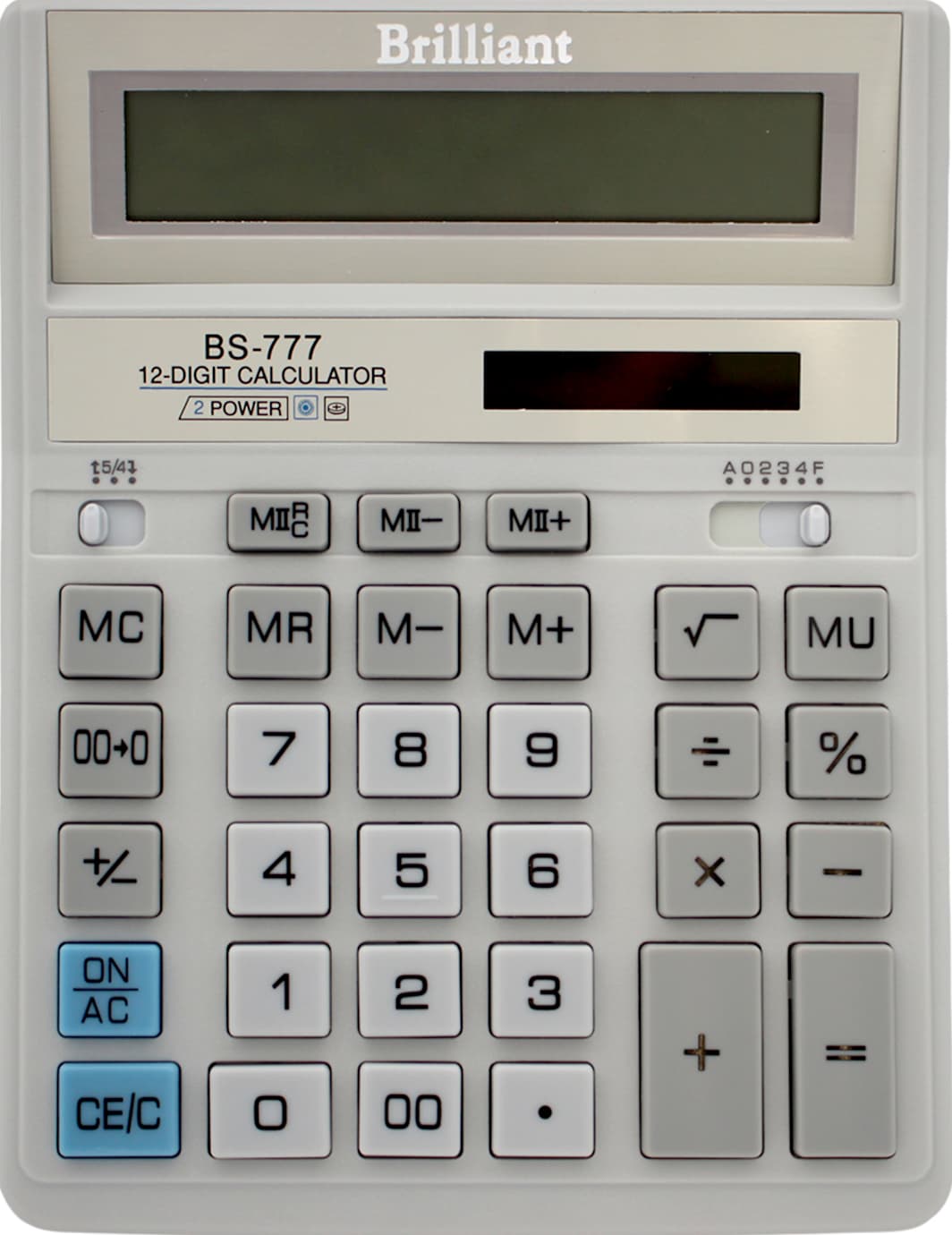 Калькулятор Brilliant 12-разрядный (10) BS-777WH 
