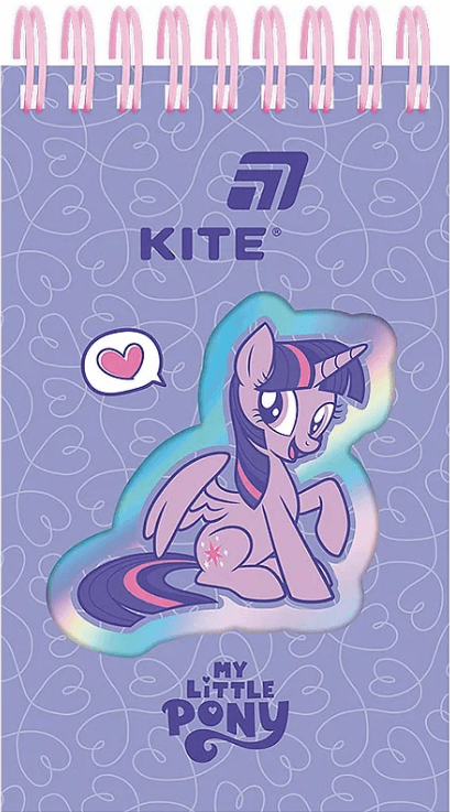Блокнот пруж. А6 80л. лин. карт. обл. вырубка "My Little Pony" №LP26-279/Kite/
