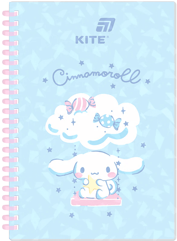 Блокнот пруж. А5 80л. клет. "Cinnamoroll" №CR26-277/Kite/