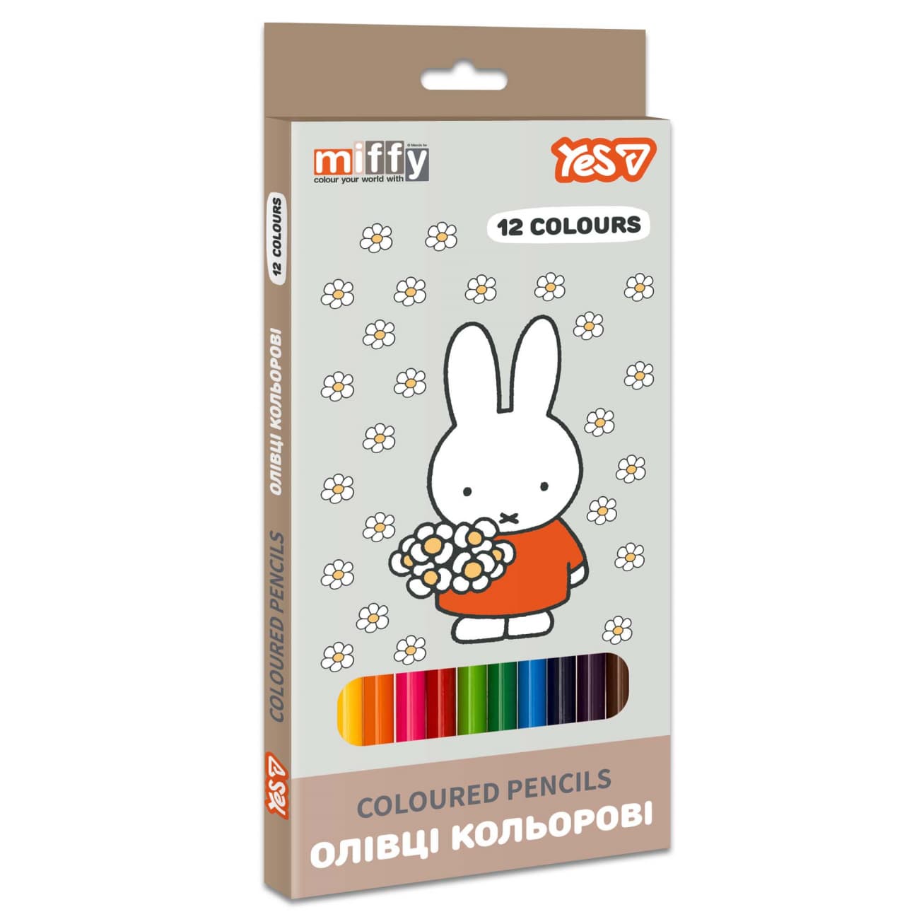 Карандаши цветн. 12 цветн. "Yes" №290789 Miffy