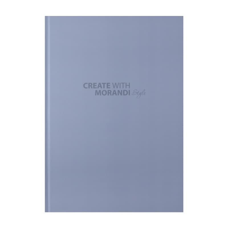 Книга-канц. А4 96арк. кліт. тв. лам. офс. "Morandi Style" маренго №BM.2400-453i/Buromax/
