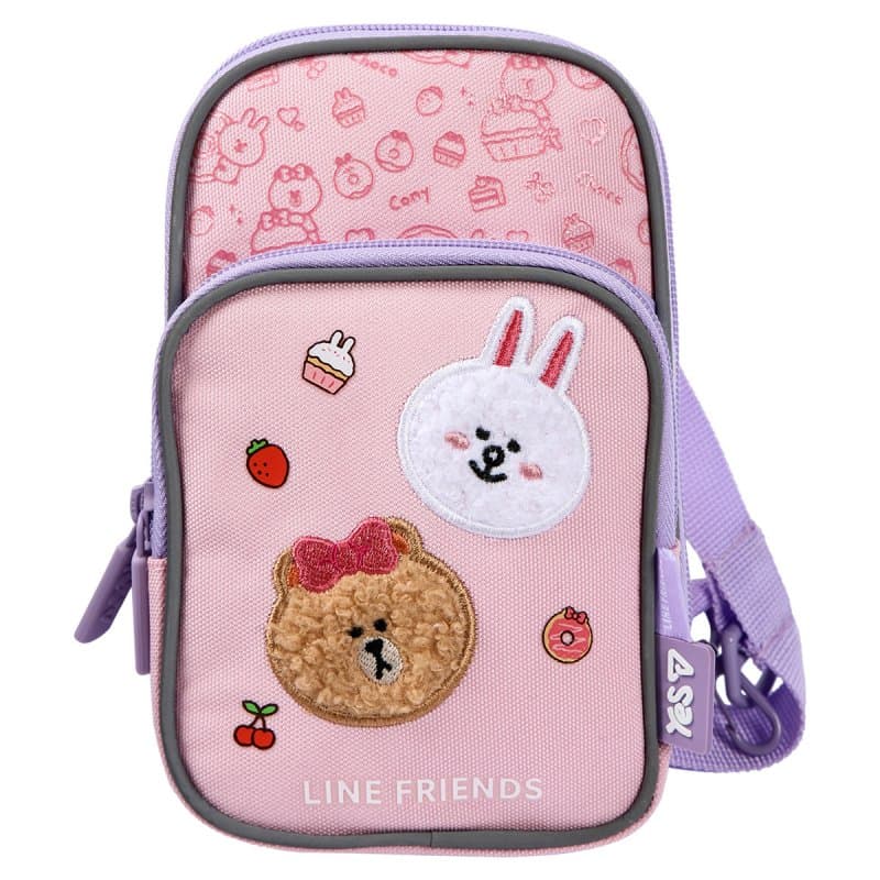 Сумка плечевая "Yes" CBK-3 Line Friends Always Together 1от.2карм. №550570