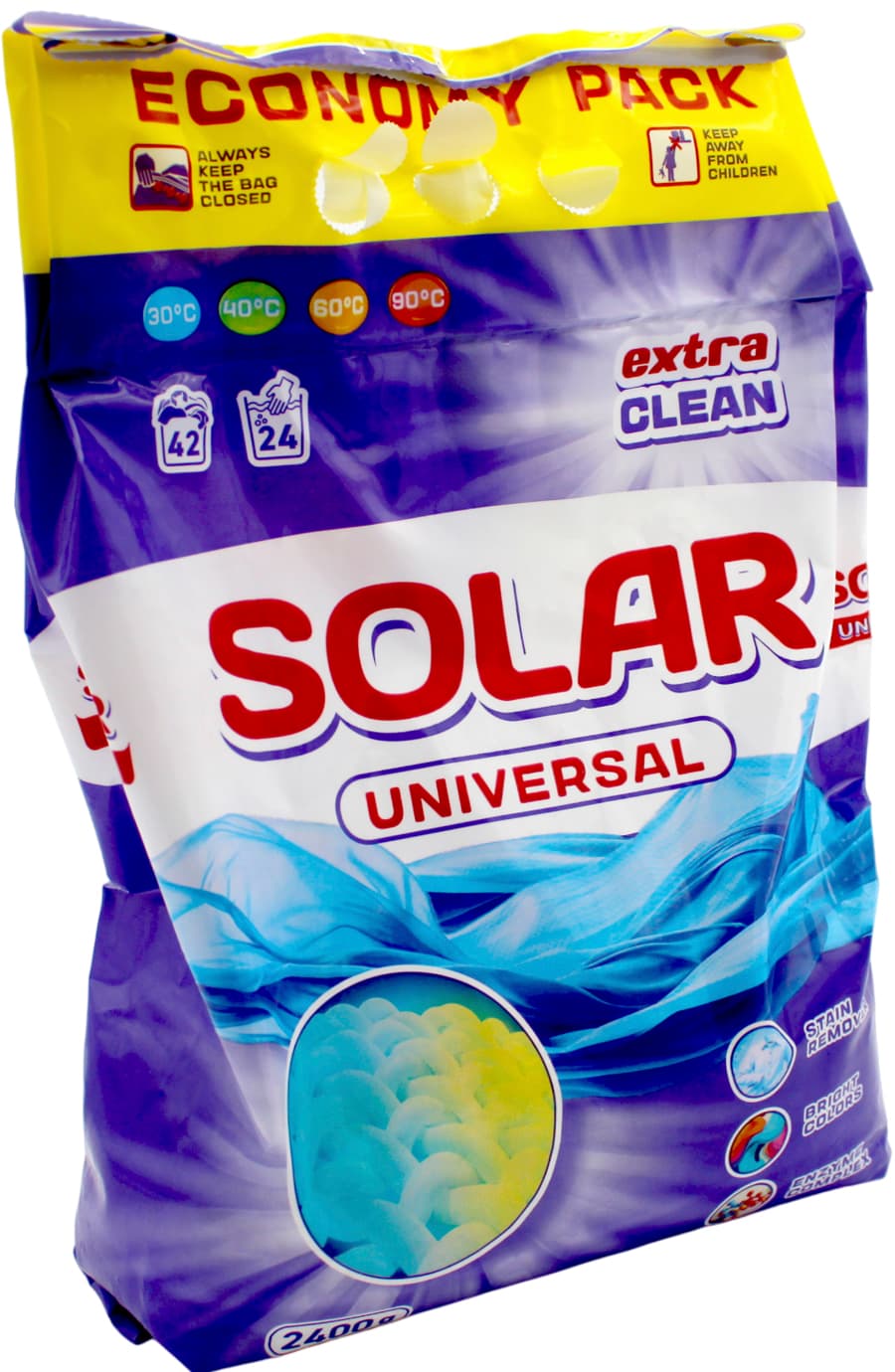 Прал. порошок 2400г універ. "Solar" безфосф.(6)